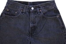 画像4: 00s メキシコ製 Levi'sリーバイス 709 ブラック デニムパンツ 6 (4)