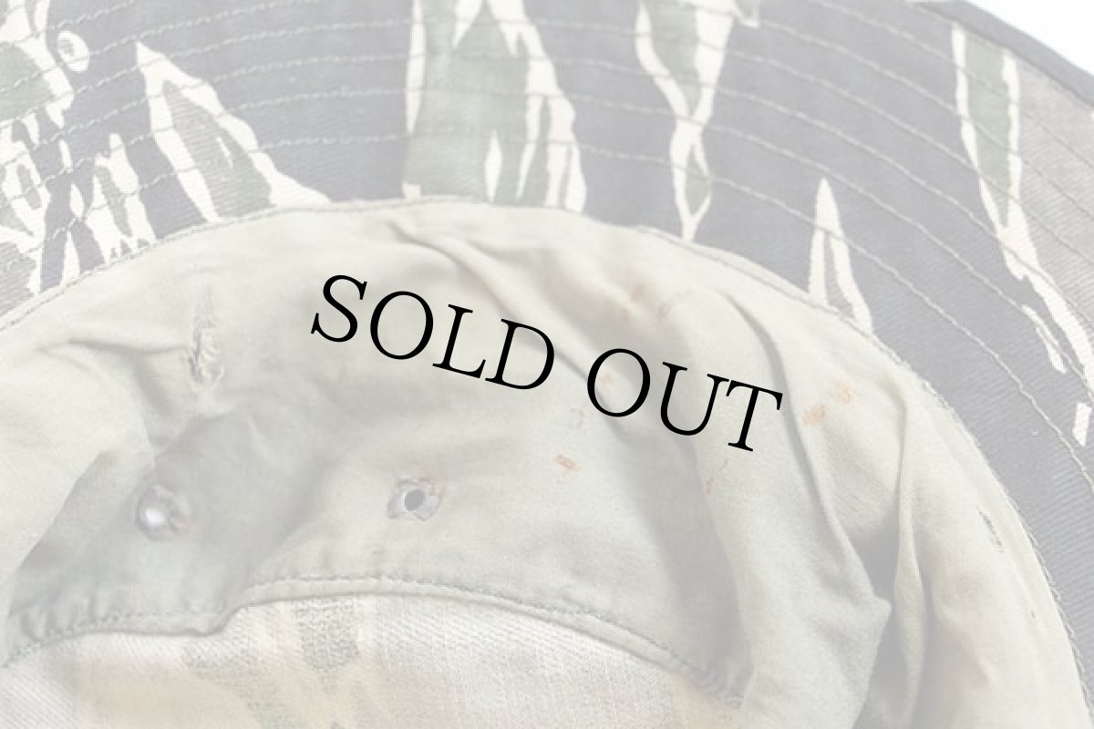 画像6: 60s ベトナム タイガーカモ ジャングルハット (6)