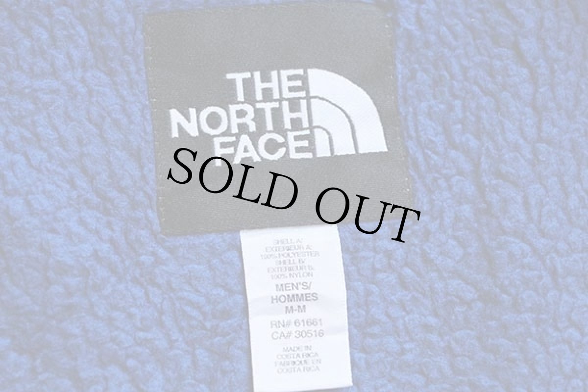 画像4: THE NORTH FACEノースフェイス デナリ ツートン 切り替え フリースベスト 青×黒 M (4)