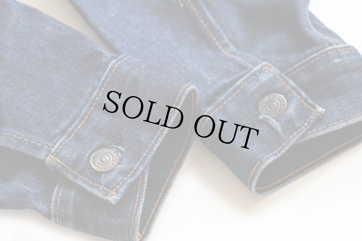 画像7: 60s USA製 LEVI'Sリーバイス 70505 BIGE デニムジャケット 42 (7)