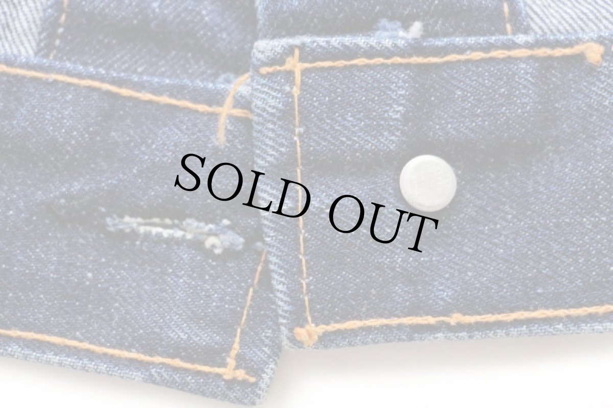 画像6: 60s USA製 LEVI'Sリーバイス 70505 BIGE デニムジャケット 42 (6)