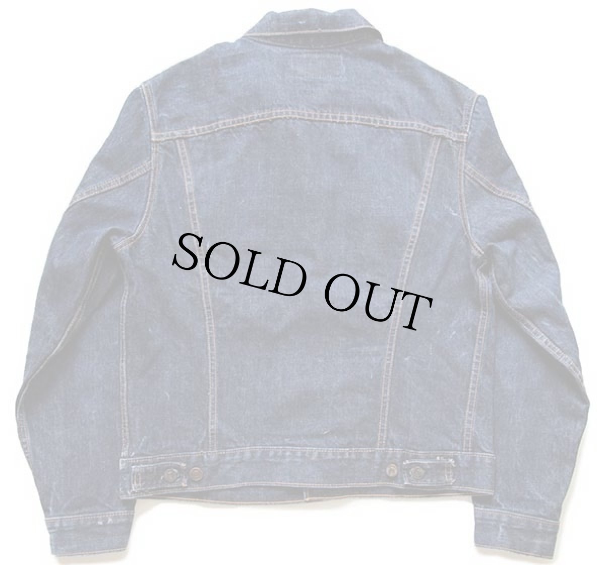 画像2: 60s USA製 LEVI'Sリーバイス 70505 BIGE デニムジャケット 42 (2)