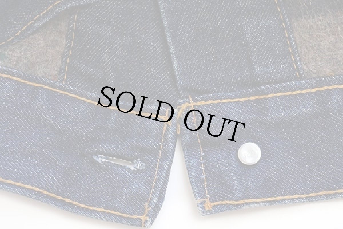 画像7: 60s USA製 LEVI'Sリーバイス 70505 BIGE ブランケットライナー デニムジャケット 40 (7)