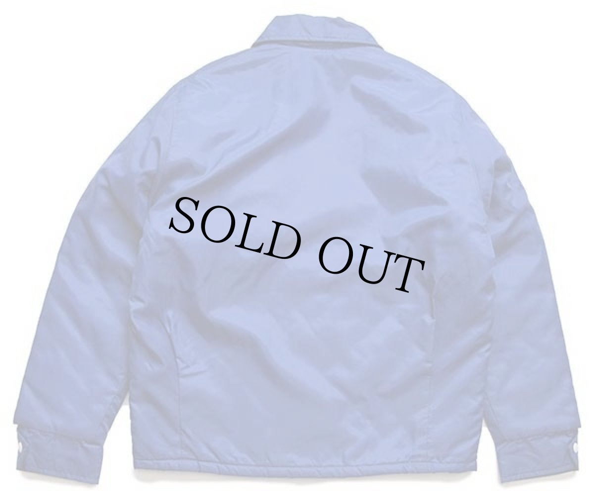 画像2: 90s カナダ製 ASTRO 38 刺繍 キルティングライナー ナイロン コーチジャケット 青 38 (2)