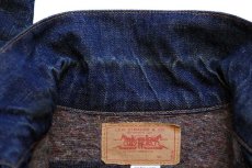 画像10: 60s USA製 LEVI'Sリーバイス 70505 BIGE ブランケットライナー デニムジャケット 40 (10)