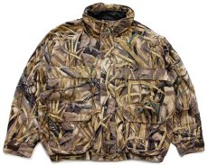 画像1: 00s Cabela'sカベラス WETLANDS CAMO 中綿入り ハンティングジャケット 2XL (1)