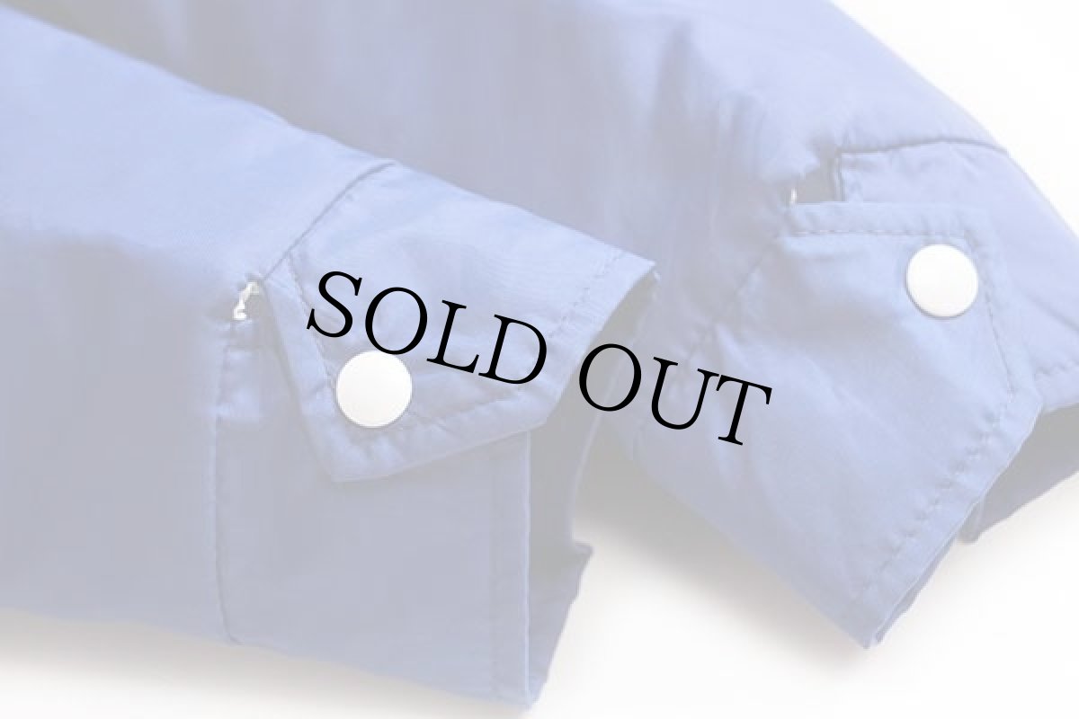 画像7: 90s カナダ製 ASTRO 38 刺繍 キルティングライナー ナイロン コーチジャケット 青 38 (7)