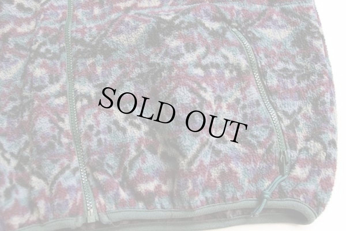 画像5: 90s USA製 Columbiaコロンビア 総柄 ライナー フリースジャケット XL (5)