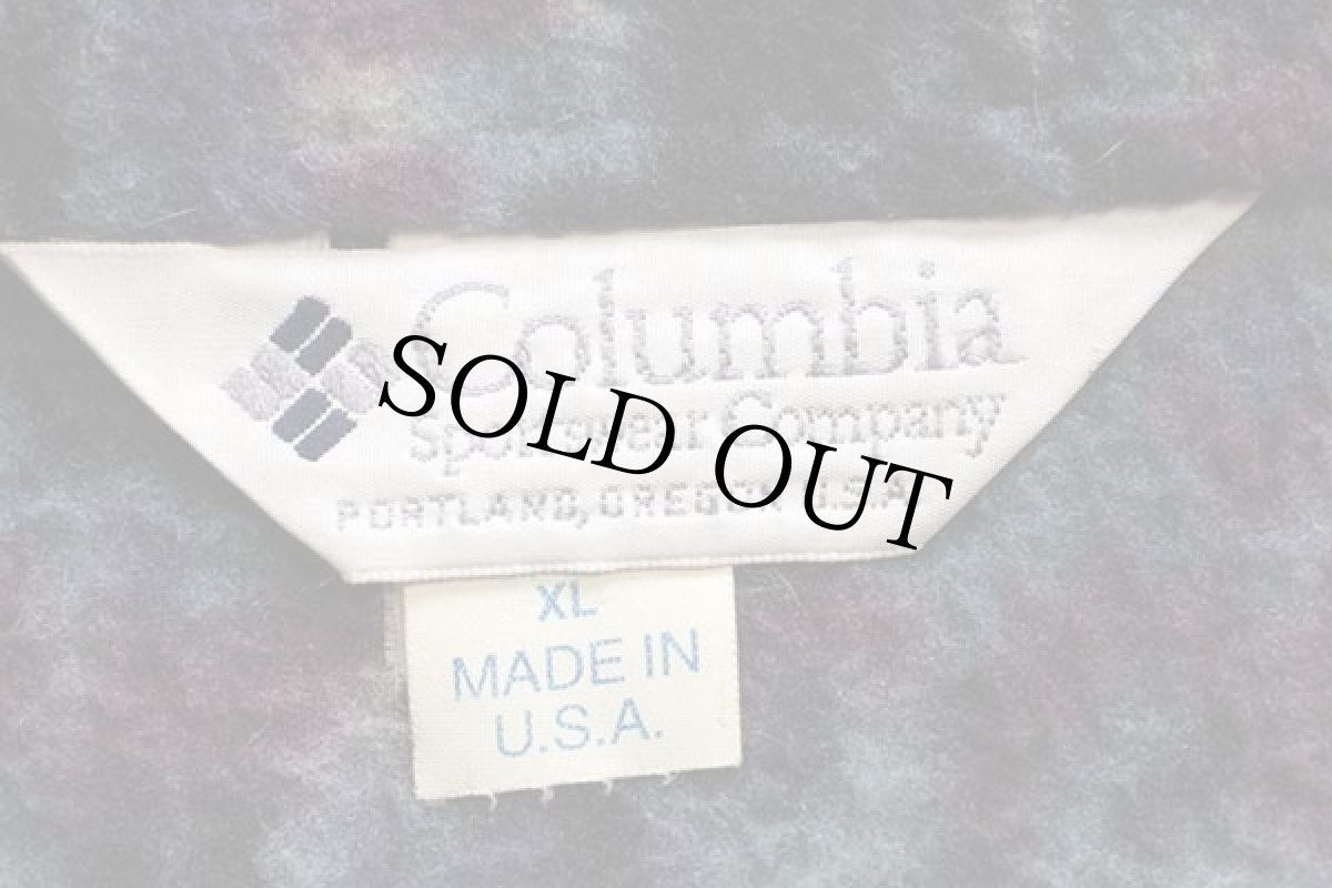 画像4: 90s USA製 Columbiaコロンビア 総柄 ライナー フリースジャケット XL (4)