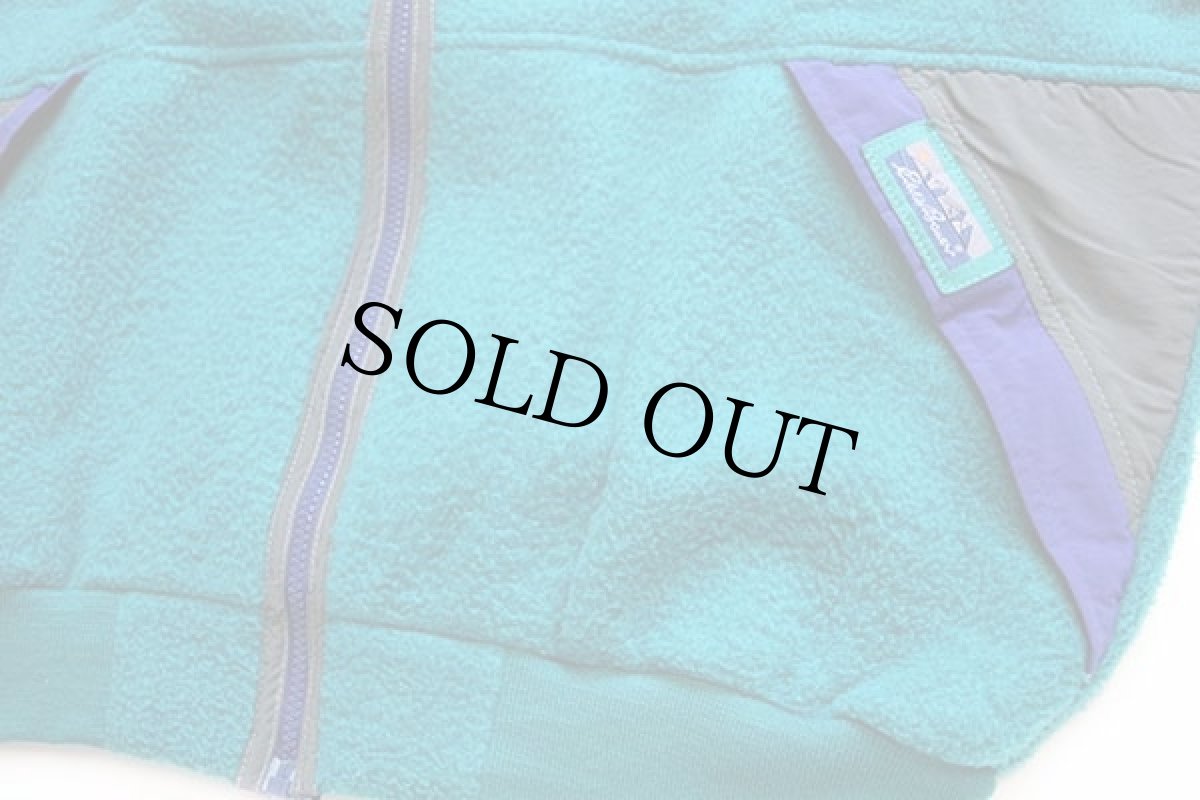 画像5: 80s USA製 EddieBauerエディーバウアー フリースジャケット エメラルドグリーン M (5)