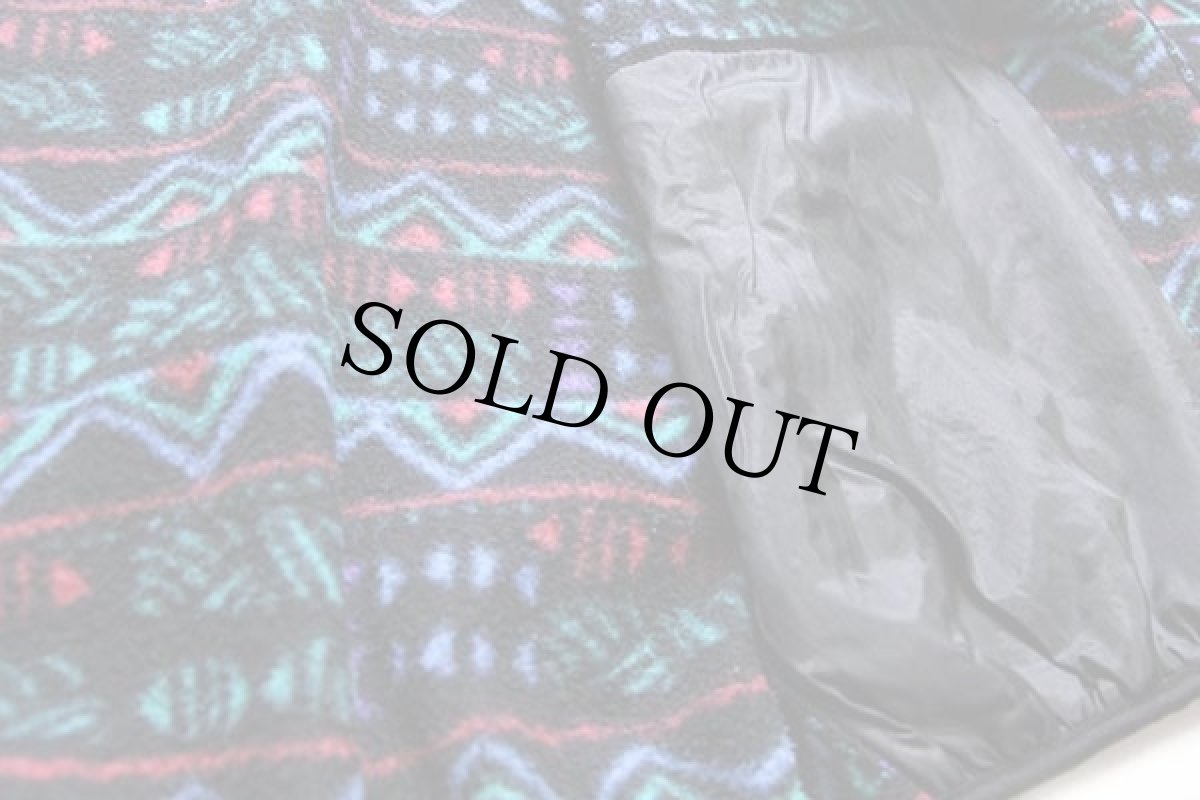 画像5: 90s USA製 Columbiaコロンビア 総柄 ライナー フリースジャケット XL (5)