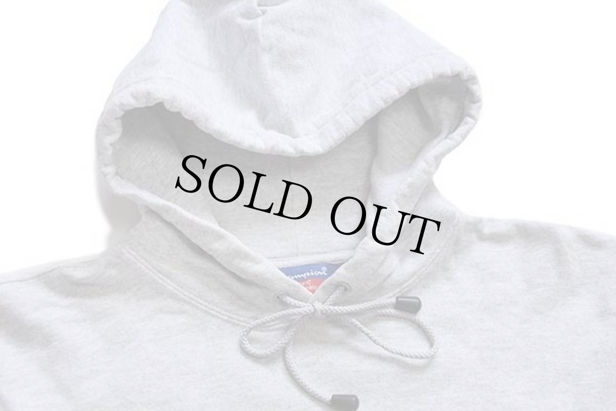 画像3: 90s メキシコ製 Championチャンピオン UCLA スウェットパーカー 杢グレー M (3)