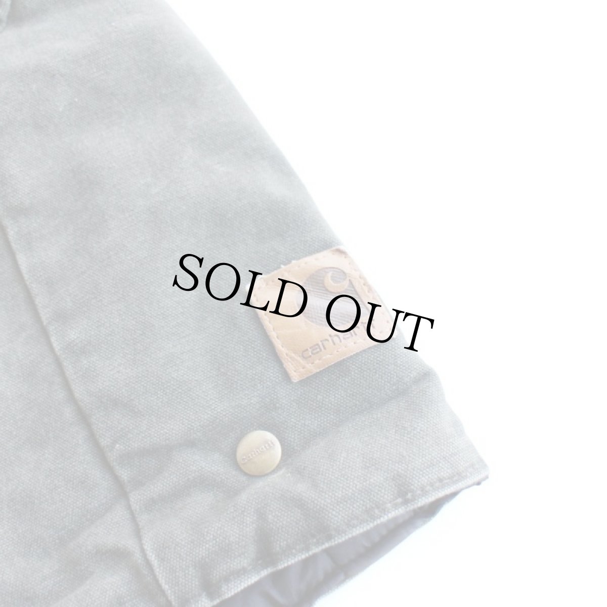 画像5: 00s USA製 carharttカーハート ARCTIC HOOD キルティングライナー ダックフード モスグリーン (5)