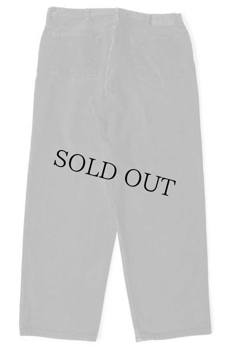 画像3: 90s メキシコ製 Calvin Kleinカルバンクライン EASY FIT ブラック デニムパンツ 後染め w38 (3)