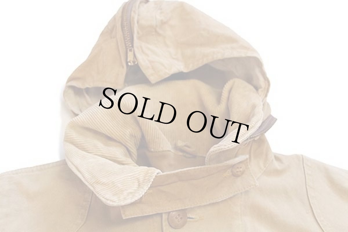 画像4: 50s Bone-Dry RED HEADレッドヘッド ダック地 ハンティングジャケット フード付き 茶 (4)