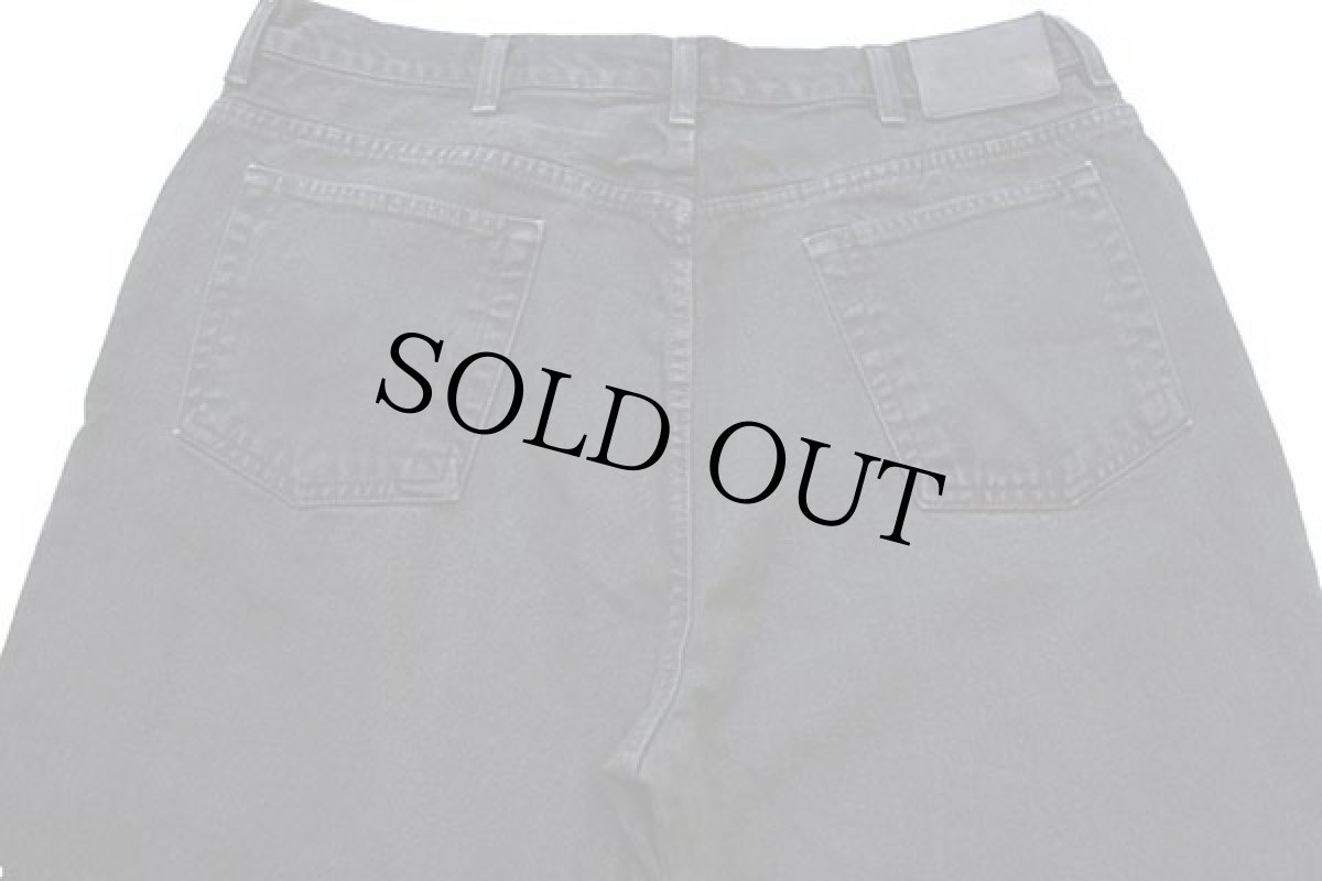 画像5: 90s メキシコ製 Calvin Kleinカルバンクライン EASY FIT ブラック デニムパンツ 後染め w38 (5)