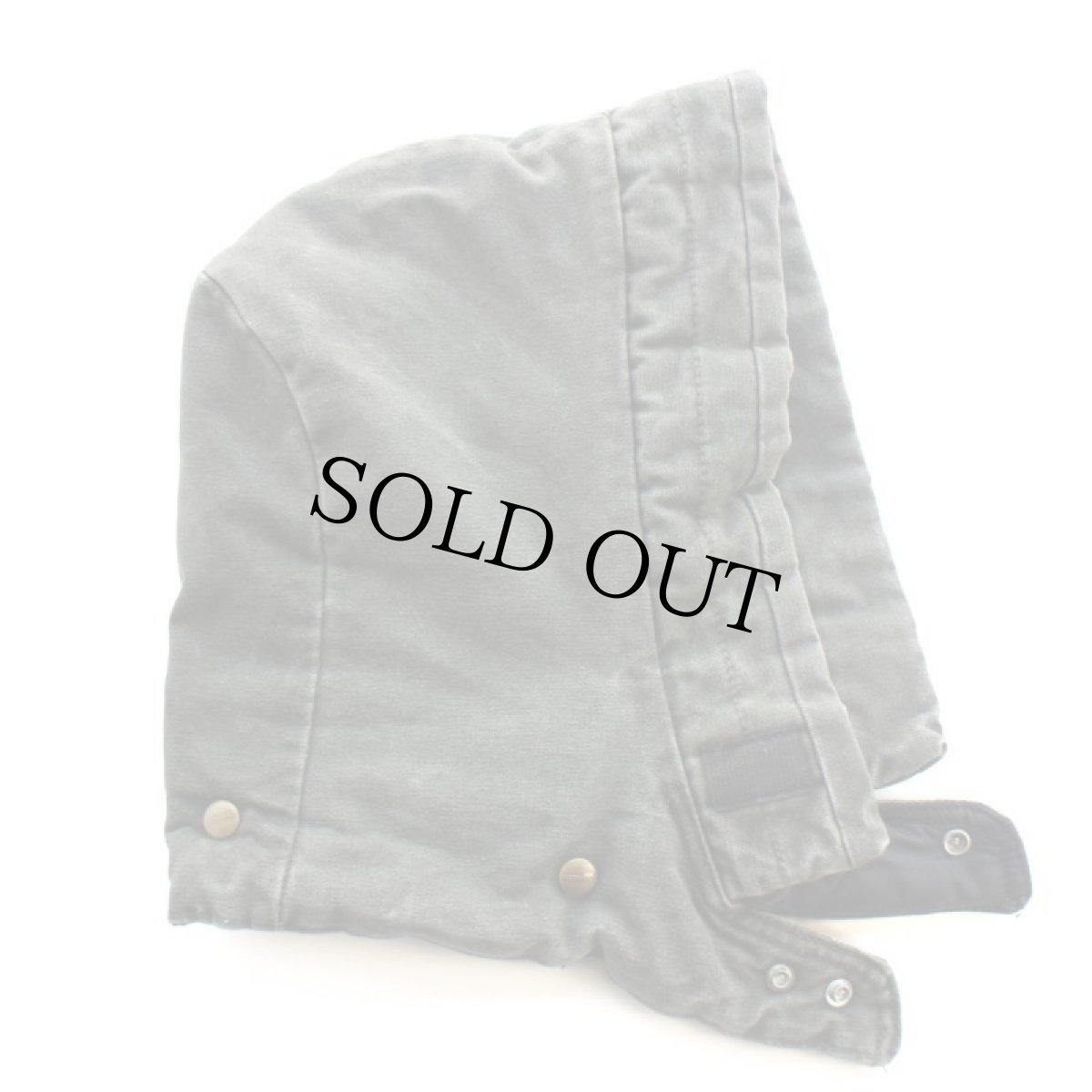 画像2: 00s USA製 carharttカーハート ARCTIC HOOD キルティングライナー ダックフード モスグリーン (2)