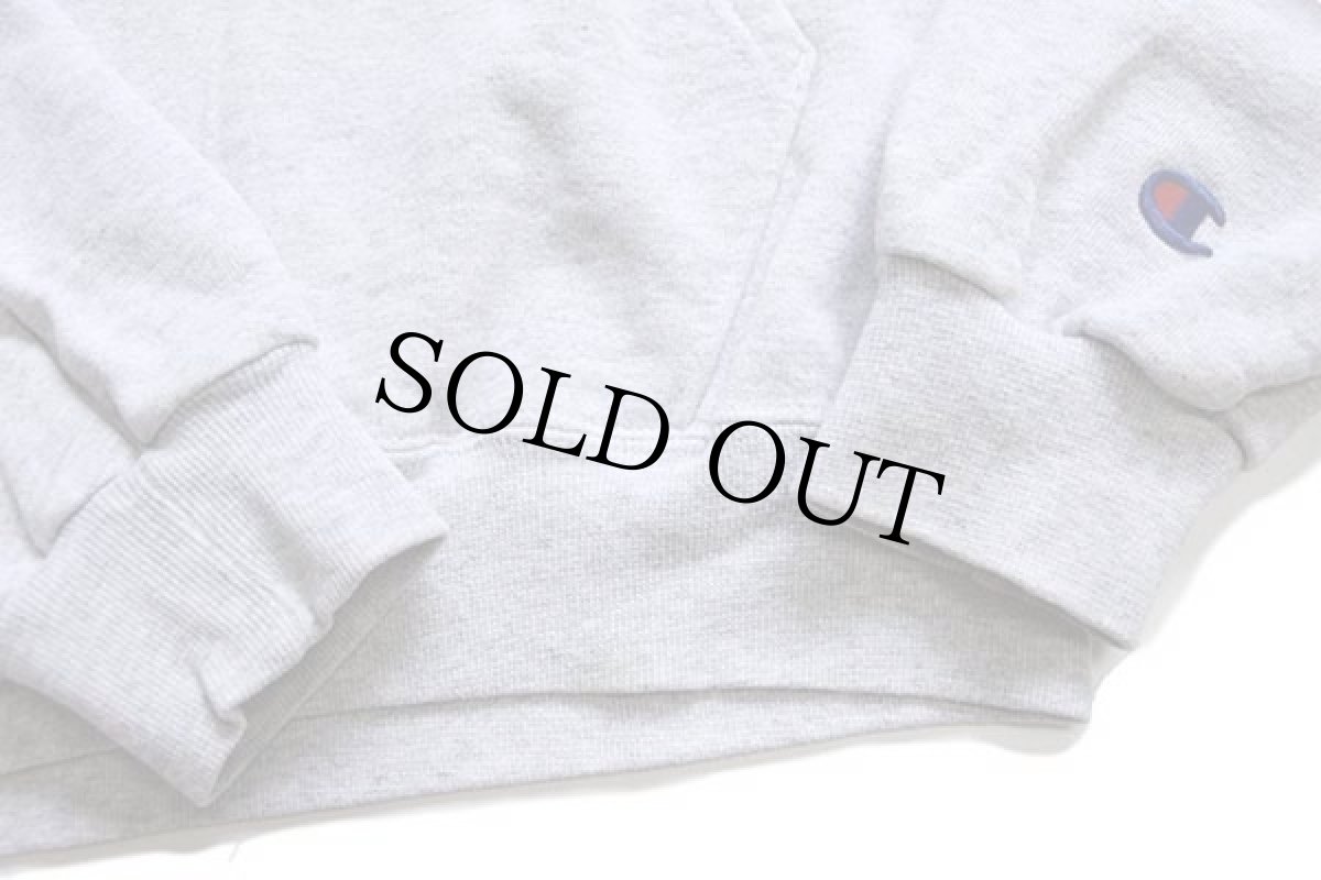 画像6: 90s メキシコ製 Championチャンピオン UCLA スウェットパーカー 杢グレー M (6)