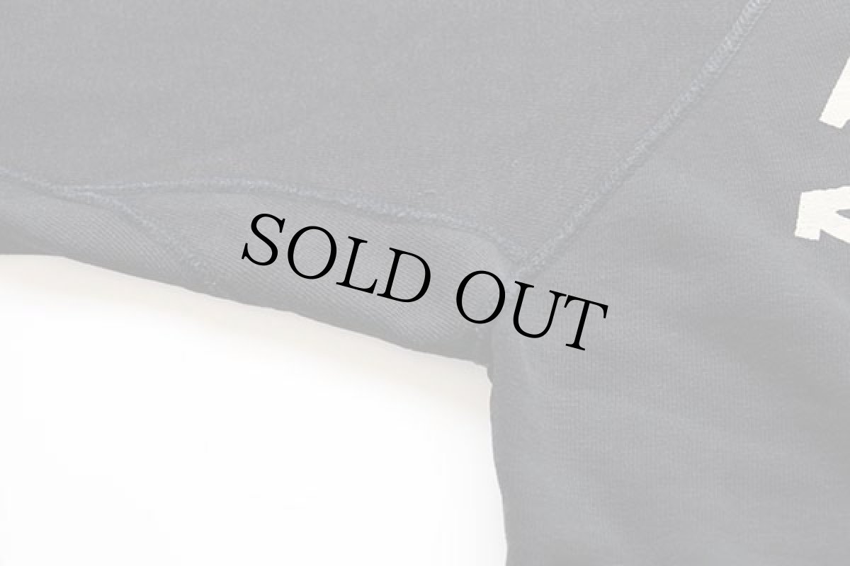 画像4: 60s ARKANSAS RAZORBACKS イノシシ カラーフロッキープリント コットン スウェット 黒 (4)