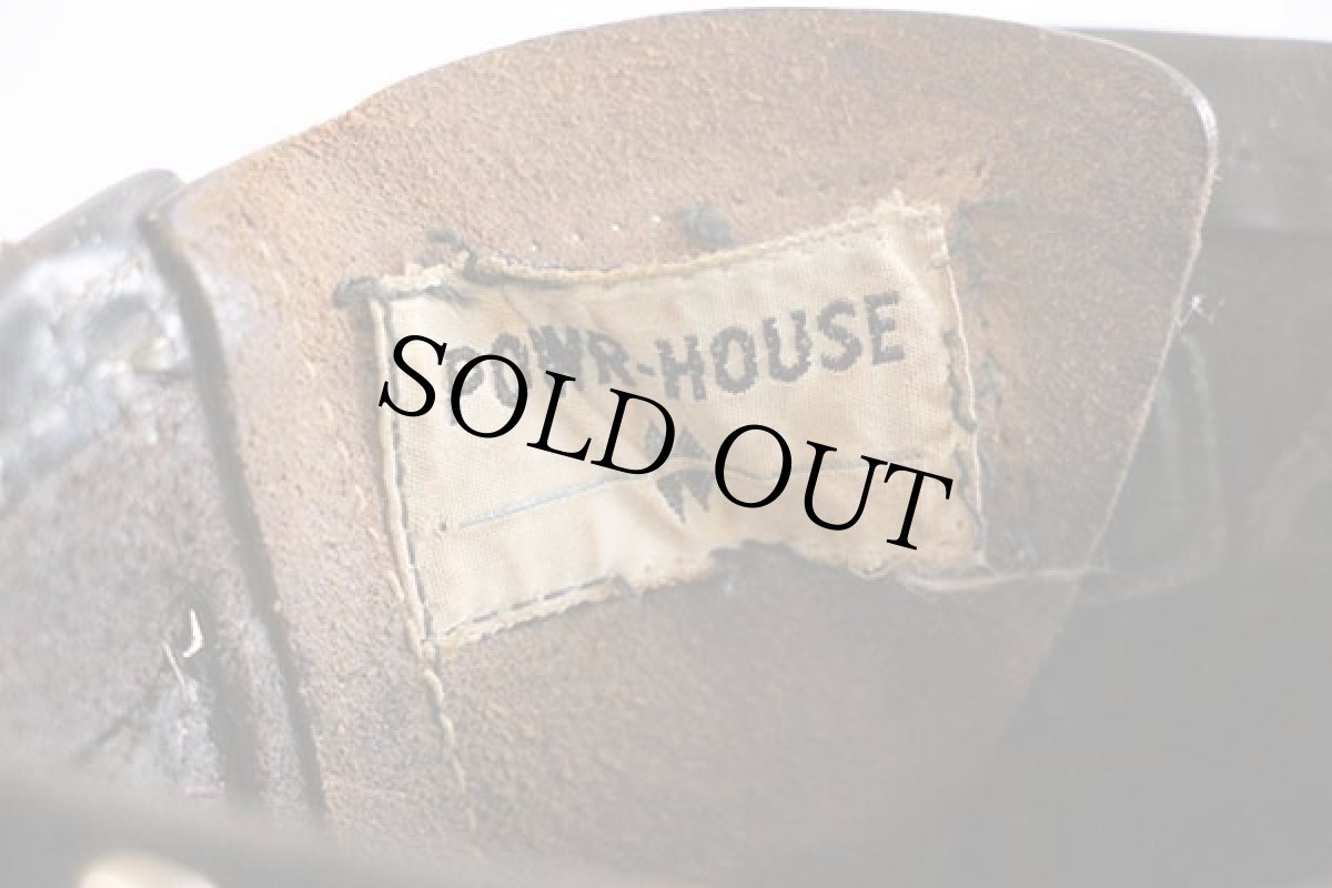 画像5: 50s MONTGOMERY WARD POWR HOUSEパワーハウス スタッズ付き エンジニアブーツ 黒 (5)