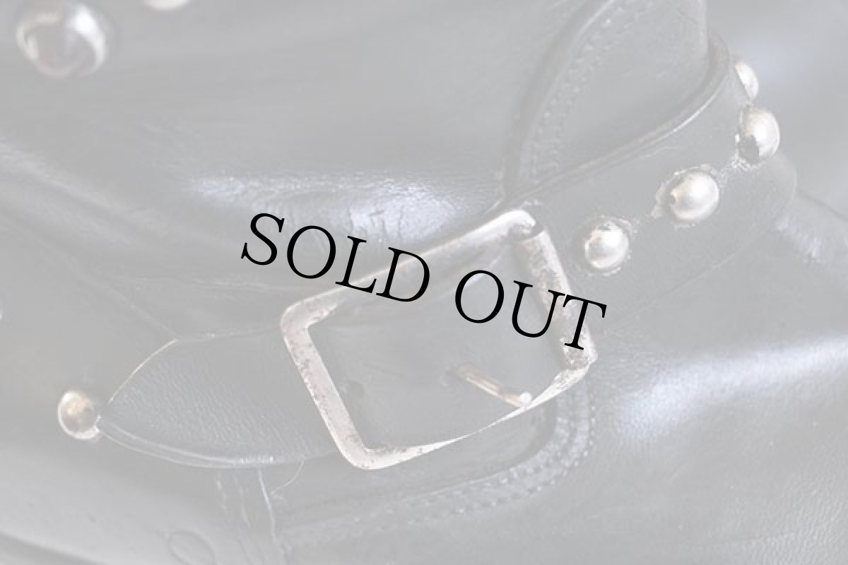 画像7: 50s MONTGOMERY WARD POWR HOUSEパワーハウス スタッズ付き エンジニアブーツ 黒 (7)