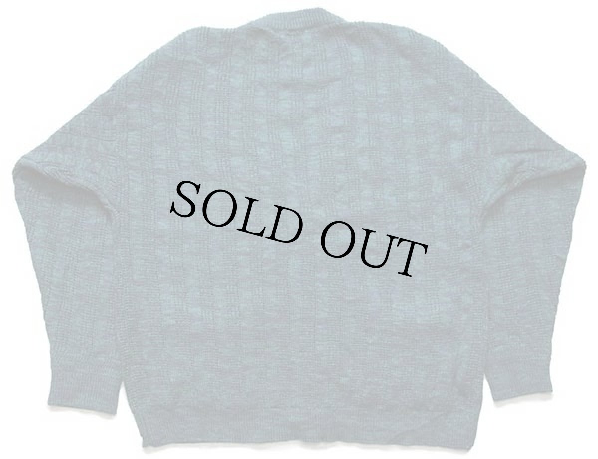 画像2: 90s BASIC EDITIONS アクリルニット カーディガン ミックス L (2)