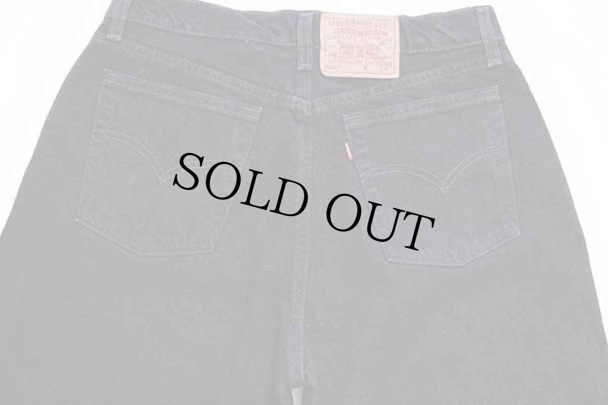 画像5: 90s USA製 Levi'sリーバイス 560 ブラック デニムパンツ 14 REG.M★20 (5)