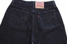 画像5: 90s USA製 Levi'sリーバイス 560 ブラック デニムパンツ 14 REG.M★20 (5)