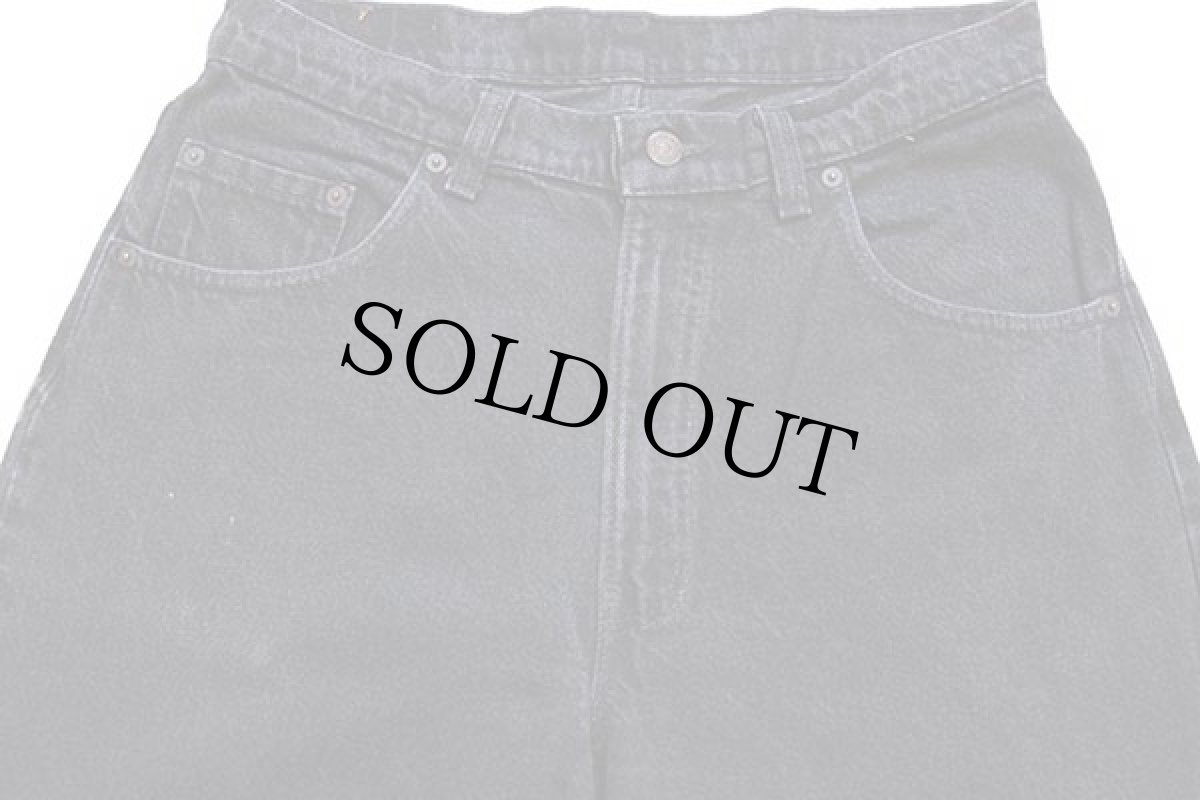 画像4: 90s USA製 Levi'sリーバイス 560 ブラック デニムパンツ w34 L32★19 (4)