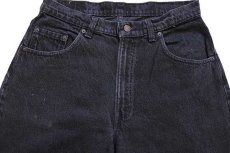 画像4: 90s USA製 Levi'sリーバイス 560 ブラック デニムパンツ w34 L32★19 (4)