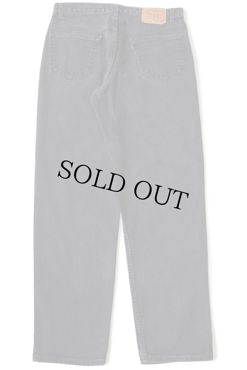 画像3: 00s USA製 Levi'sリーバイス 550 ブラック デニムパンツ w36 L32★118 (3)