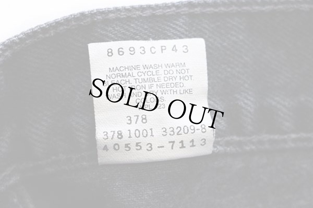 画像7: 00s メキシコ製 Levi'sリーバイス 550 ブラック デニムパンツ w34 L29 (7)