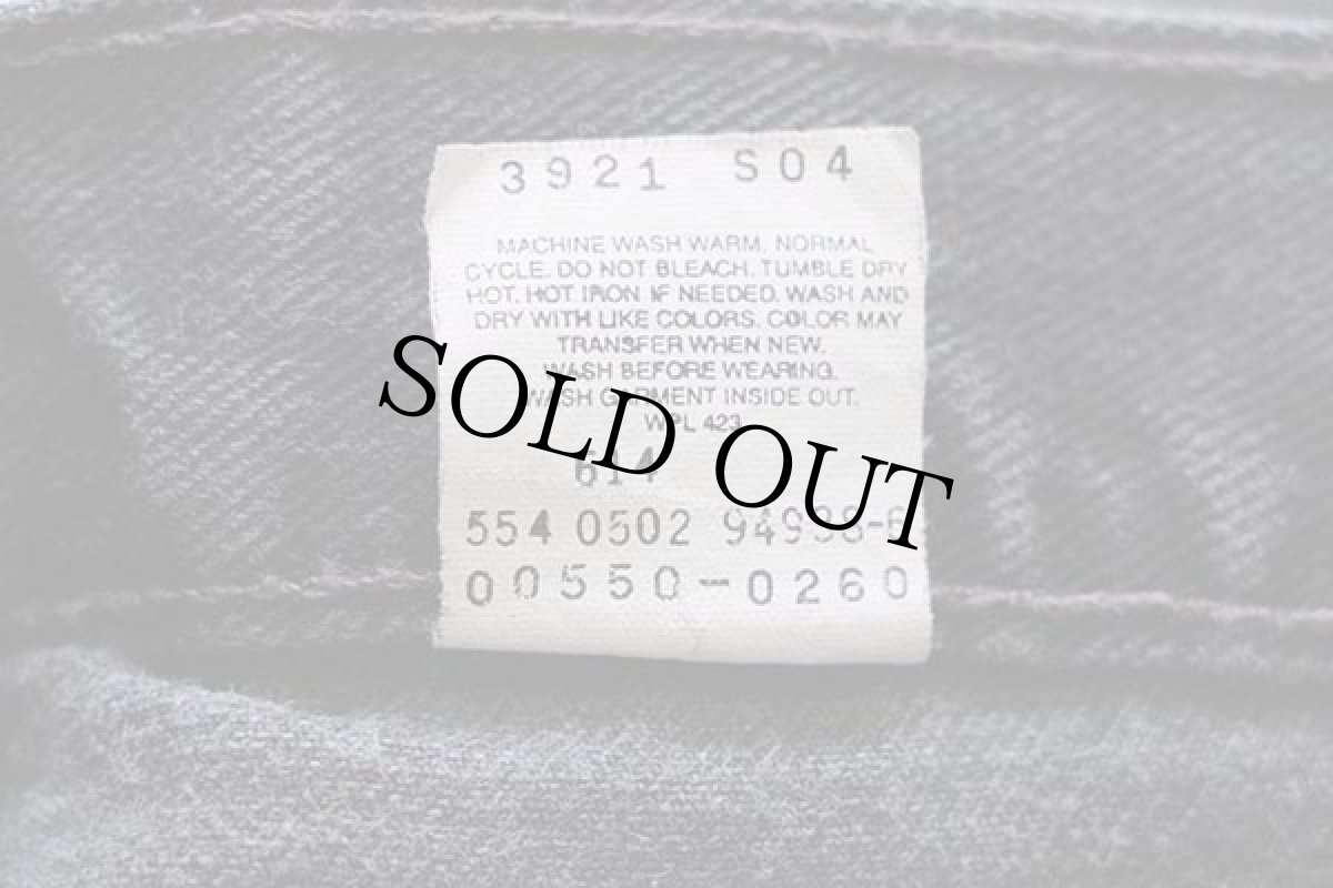 画像7: 00s USA製 Levi'sリーバイス 550 ブラック デニムパンツ w36 L32★118 (7)