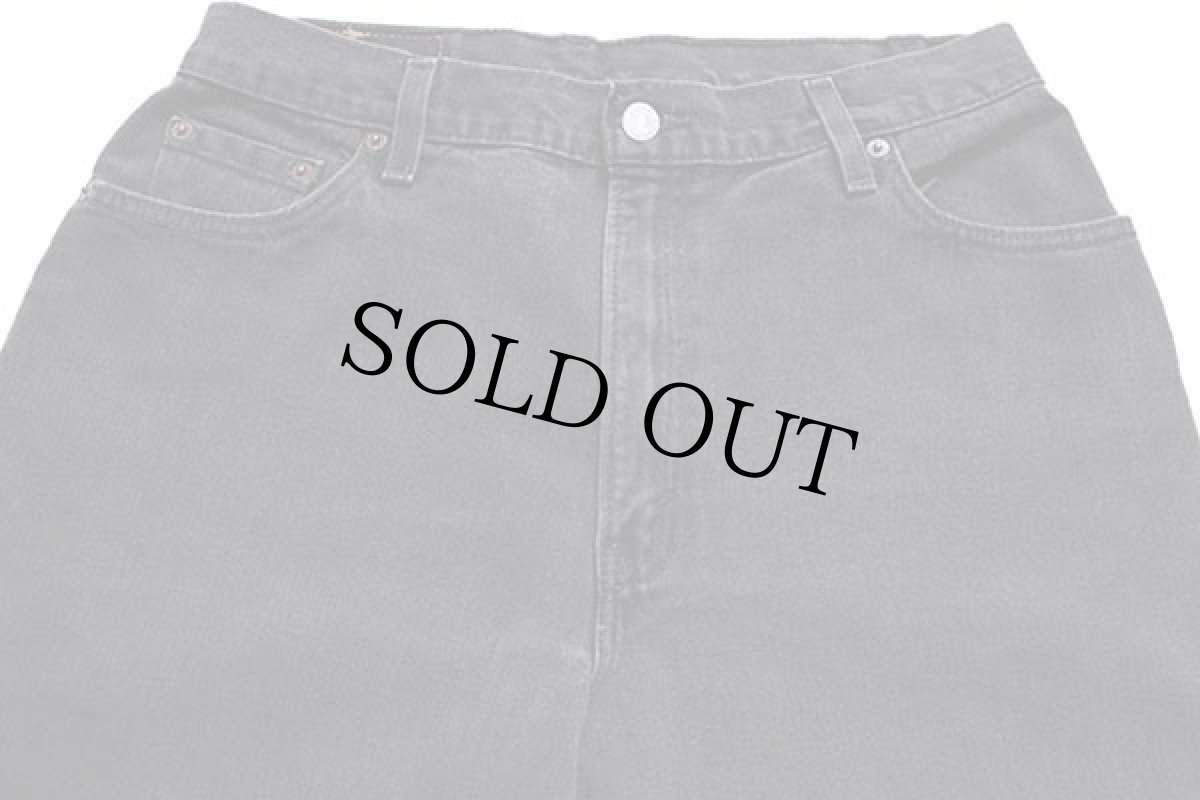 画像4: 00s USA製 Levi'sリーバイス 550 ブラック デニムパンツ 14 S MIS★103 (4)