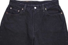 画像4: 90s USA製 Levi'sリーバイス 560 ブラック デニムパンツ 14 REG.M★20 (4)