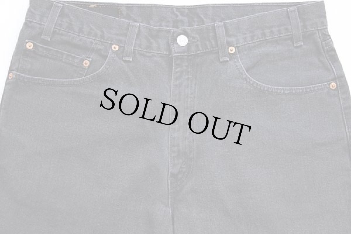 画像4: 00s USA製 Levi'sリーバイス 550 ブラック デニムパンツ w36 L32★118 (4)