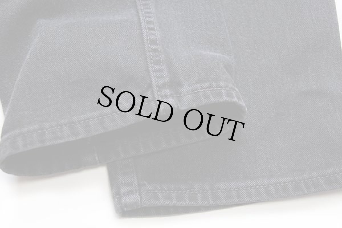 画像8: 00s USA製 Levi'sリーバイス 550 ブラック デニムパンツ w36 L32★118 (8)