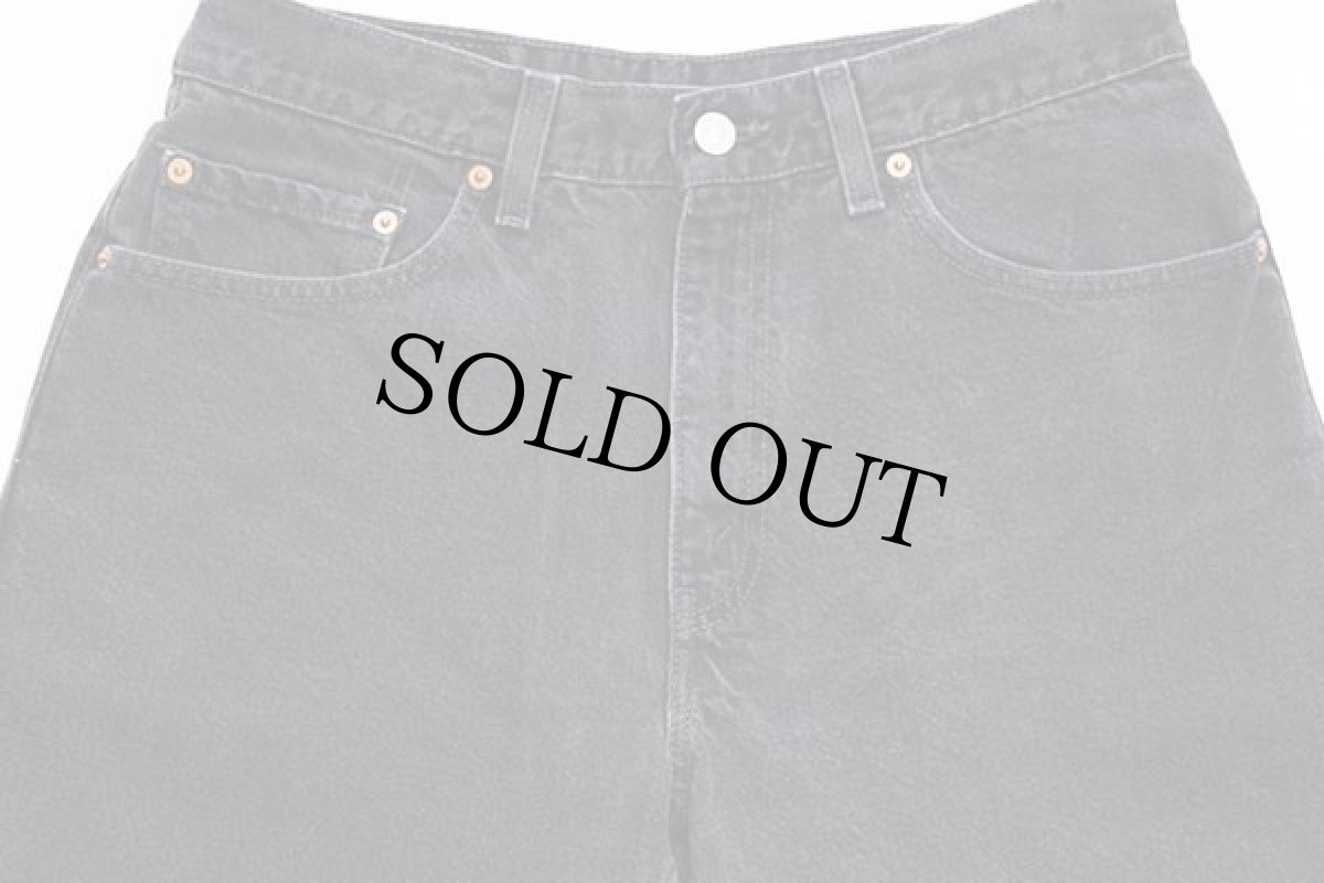 画像4: 00s メキシコ製 Levi'sリーバイス 550 ブラック デニムパンツ w34 L29 (4)