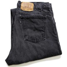 画像1: 90s USA製 Levi'sリーバイス 550 ブラック デニムパンツ w36 L32★119 (1)