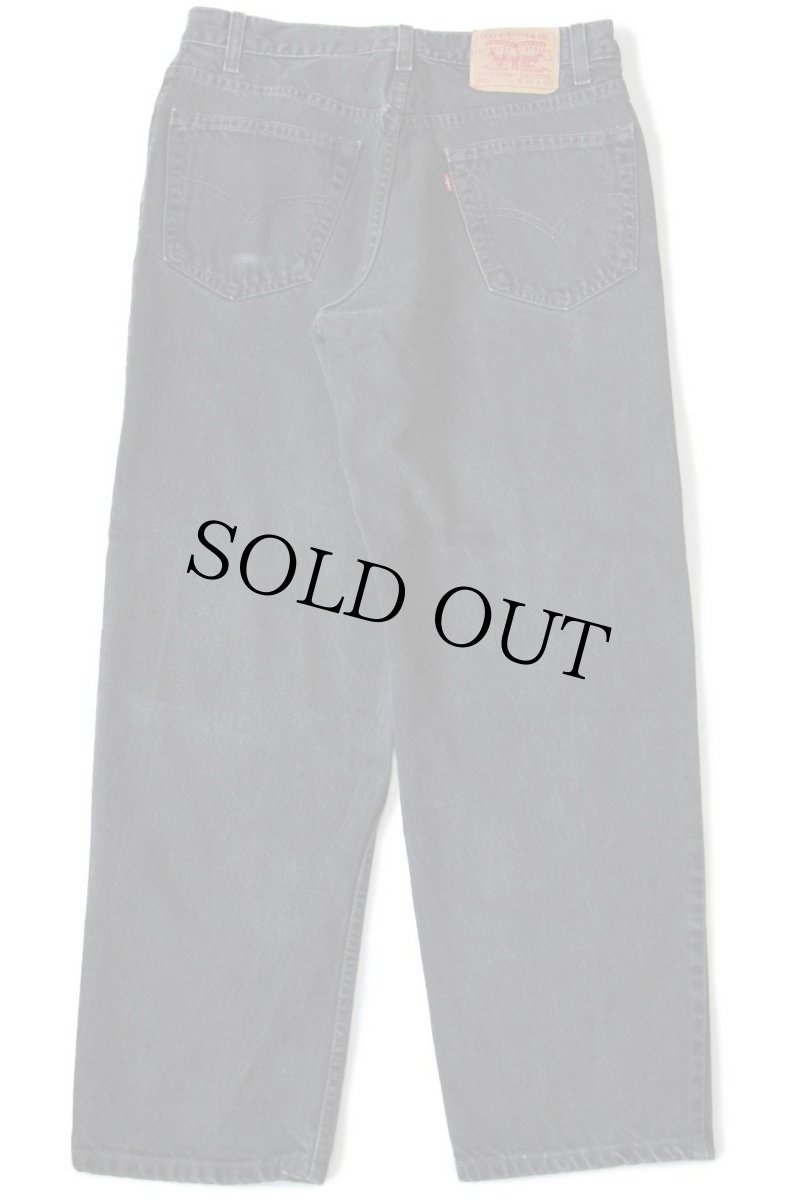 画像3: 00s メキシコ製 Levi'sリーバイス 550 ブラック デニムパンツ w34 L29 (3)