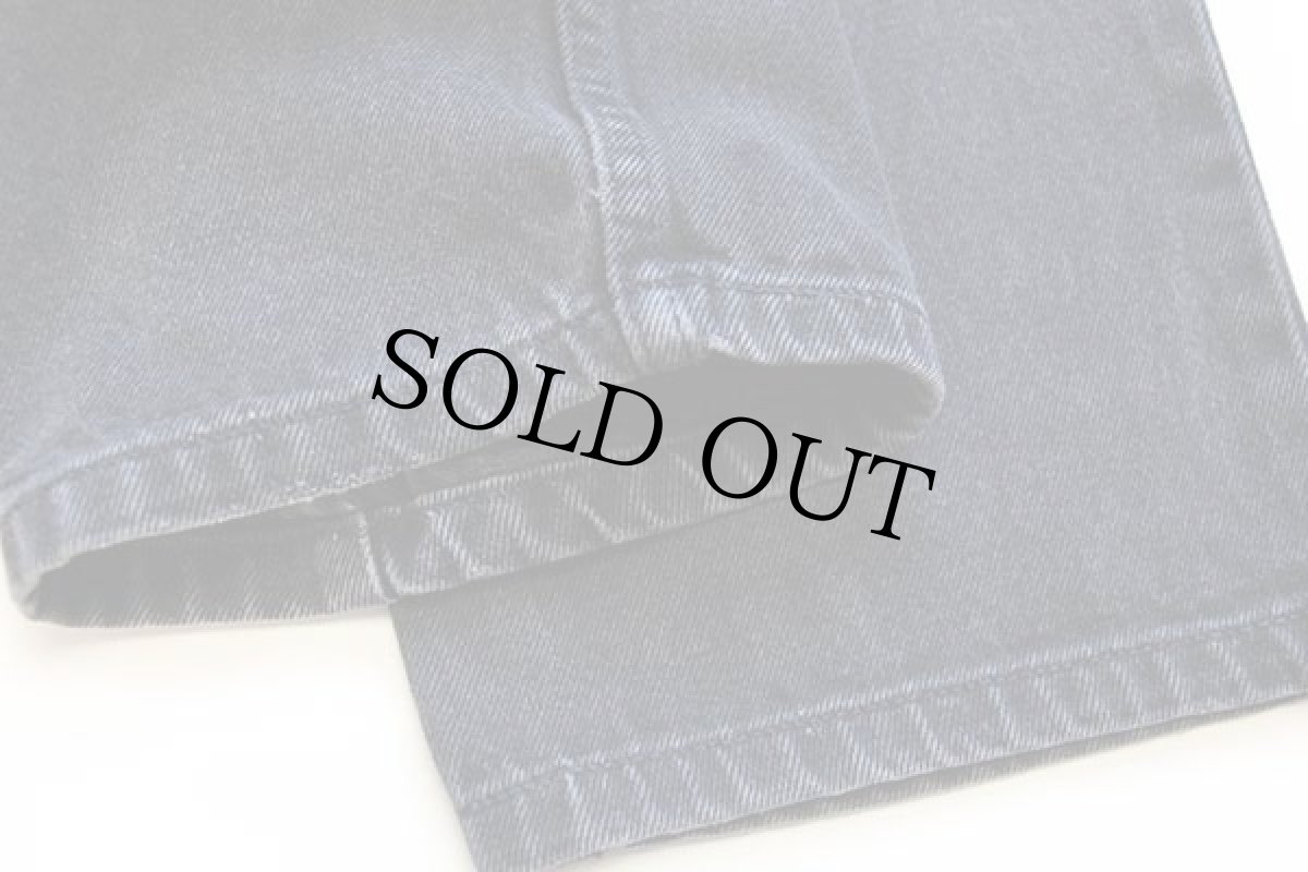画像8: 00s USA製 Levi'sリーバイス 550 ブラック デニムパンツ w31 L27 HUSKY★112 (8)