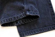 画像8: 00s USA製 Levi'sリーバイス 550 ブラック デニムパンツ w31 L27 HUSKY★112 (8)