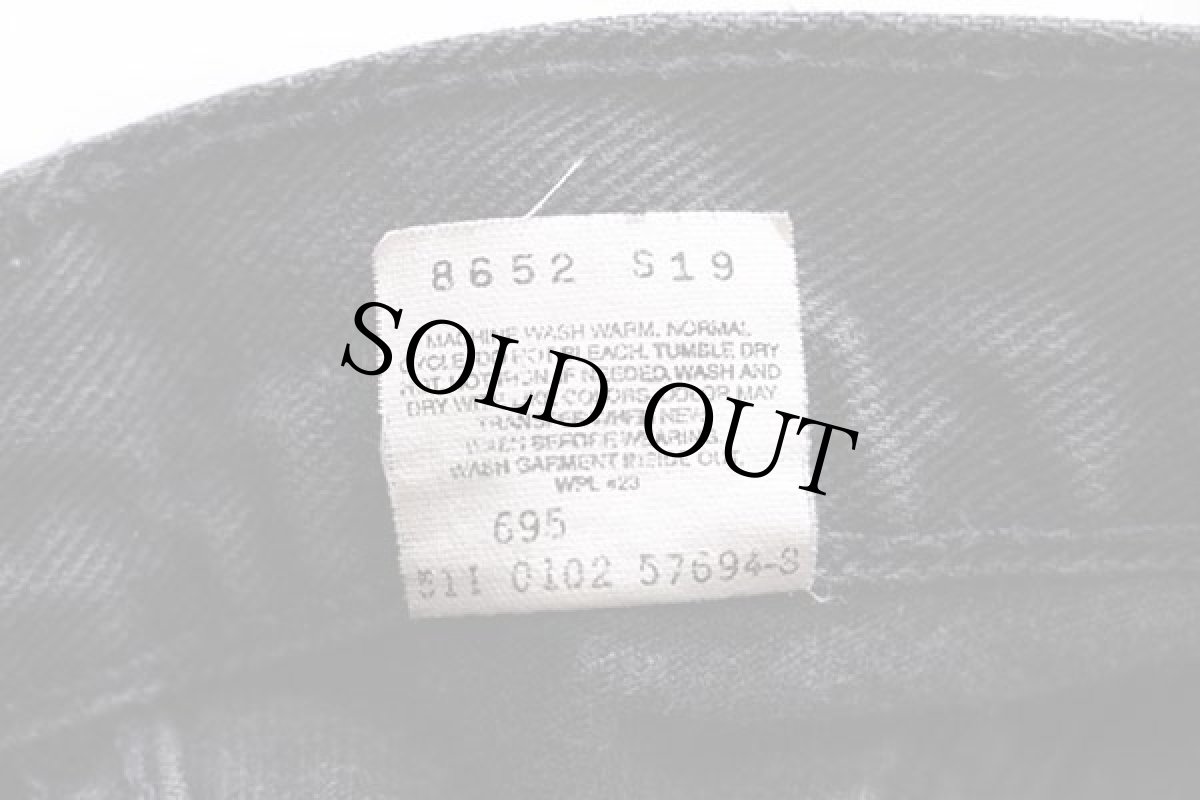 画像7: 00s USA製 Levi'sリーバイス 550 ブラック デニムパンツ 14 S MIS★103 (7)