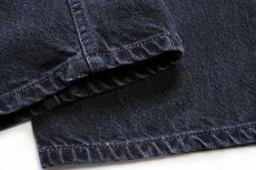 画像8: 00s メキシコ製 Levi'sリーバイス 550 ブラック デニムパンツ w34 L29 (8)