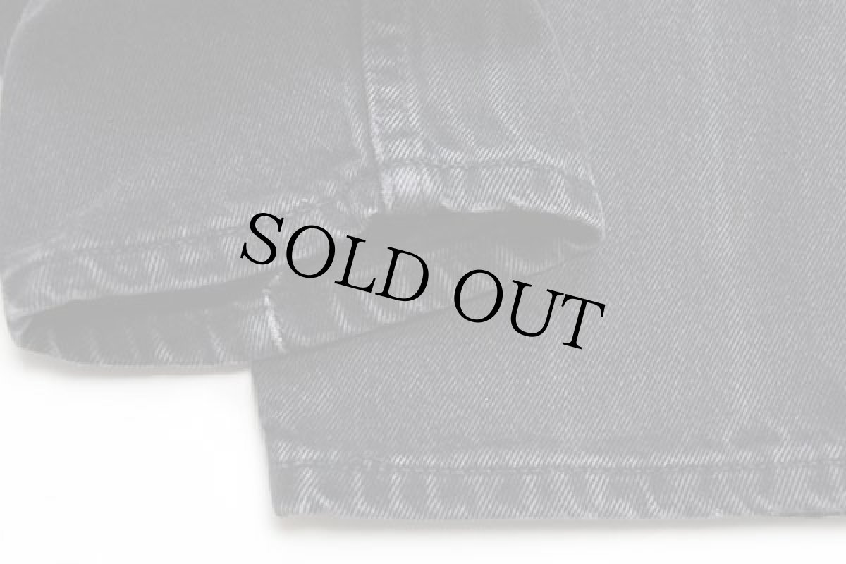 画像8: 90s USA製 Levi'sリーバイス 550 ブラック デニムパンツ w27 L32 STUDENT (8)