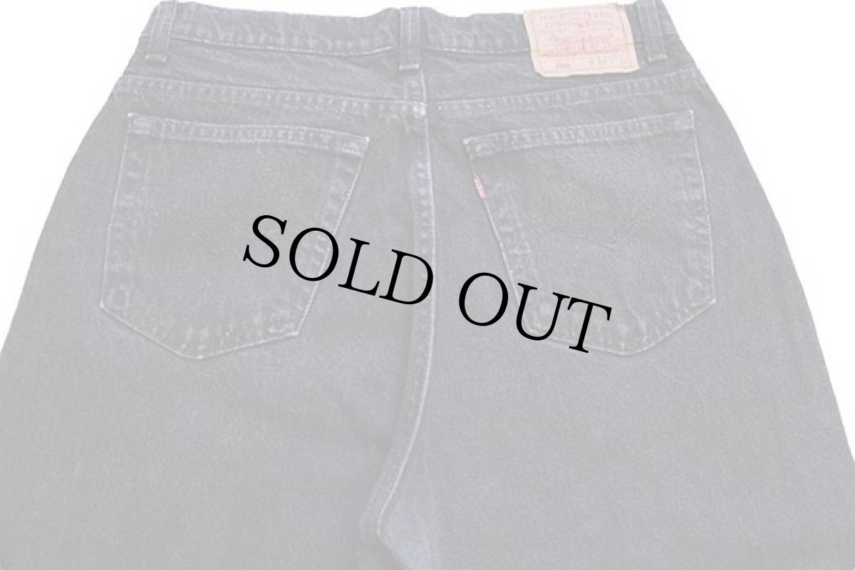 画像5: 90s USA製 Levi'sリーバイス 560 ブラック デニムパンツ w34 L32★19 (5)