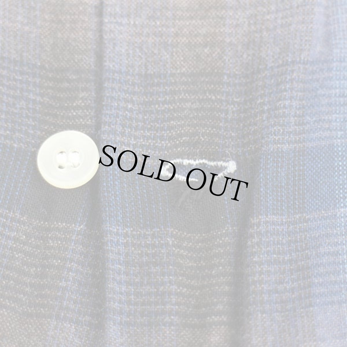 画像9: 60s PENNEY'S TOWNCRAFT オンブレチェック レーヨン オープンカラーシャツ M (9)