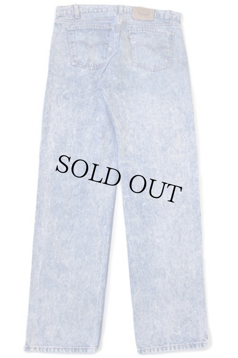 画像3: 80s USA製 Levi'sリーバイス 505 ケミカルウォッシュ デニムパンツ w38 L34★アシッド (3)