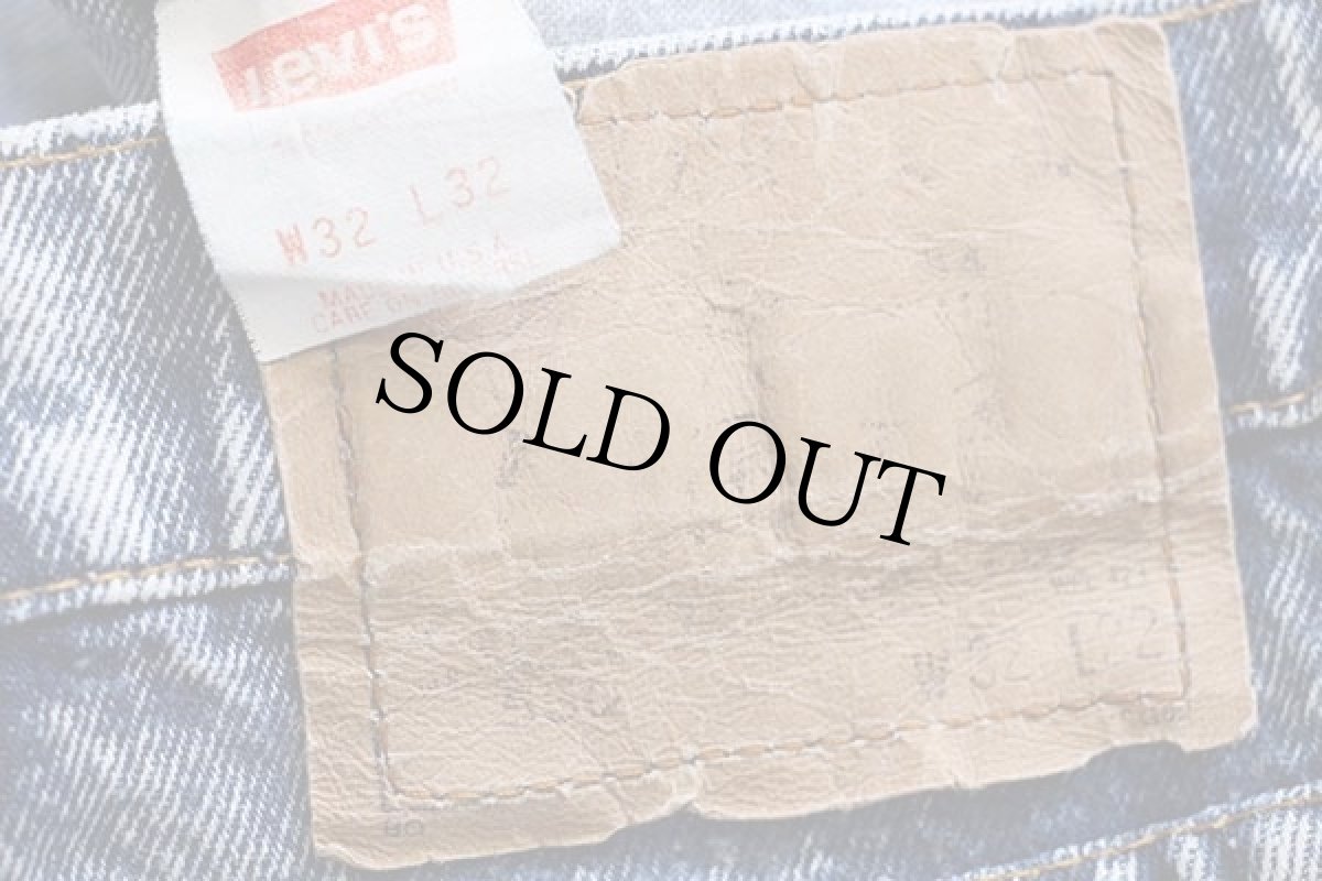 画像6: 80s USA製 Levi'sリーバイス 550 ケミカルウォッシュ デニムパンツ w32 L32★アシッド (6)