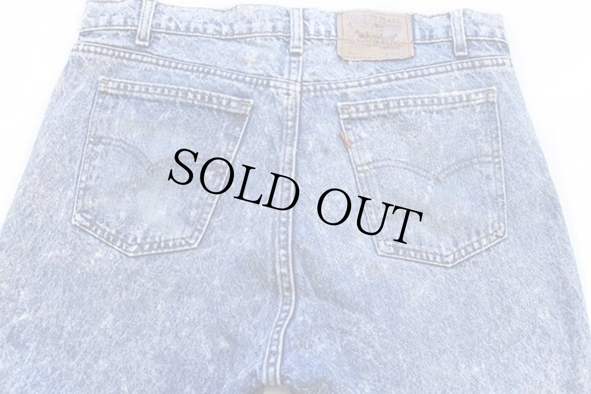 画像5: 80s USA製 Levi'sリーバイス 505 ケミカルウォッシュ デニムパンツ w38 L34★アシッド (5)